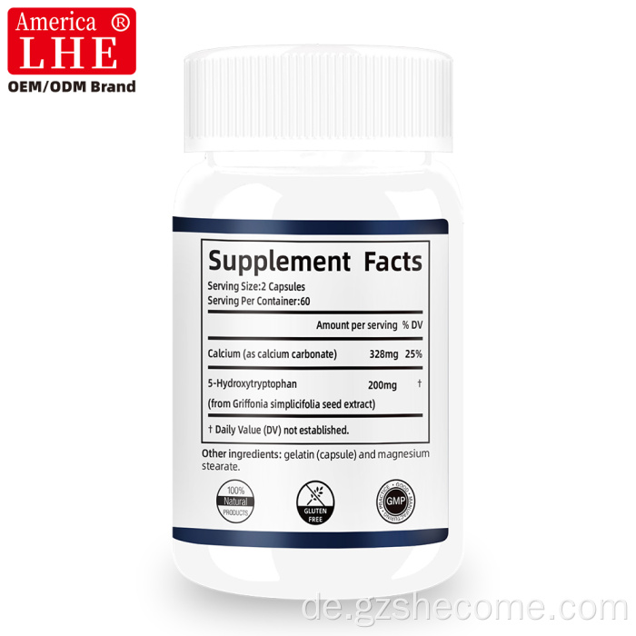 Shecome 5-HTP Plus Calcium Mood Sleep Kapseln